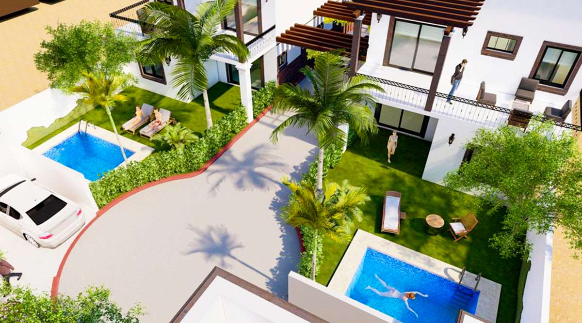 Four exclusive threebedroom villas for sale, La Paz, Baja California