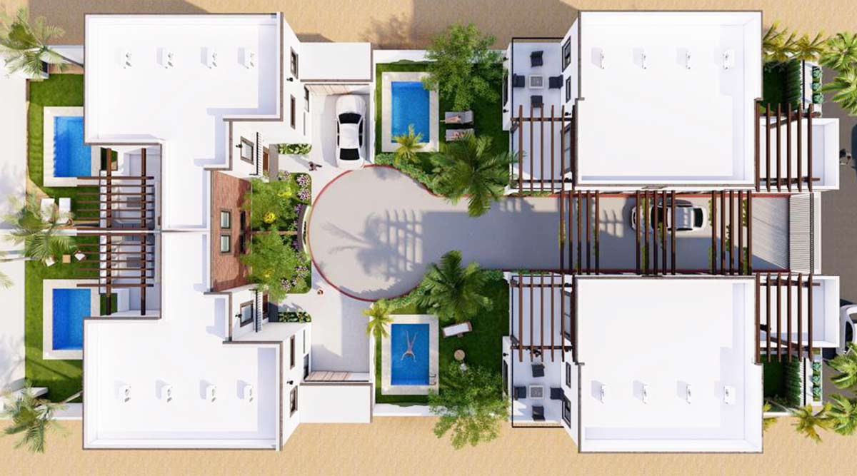 Four exclusive threebedroom villas for sale, La Paz, Baja California